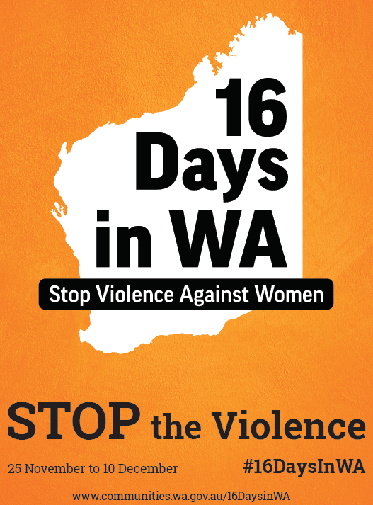 16 Days in WA - Stop Violence 