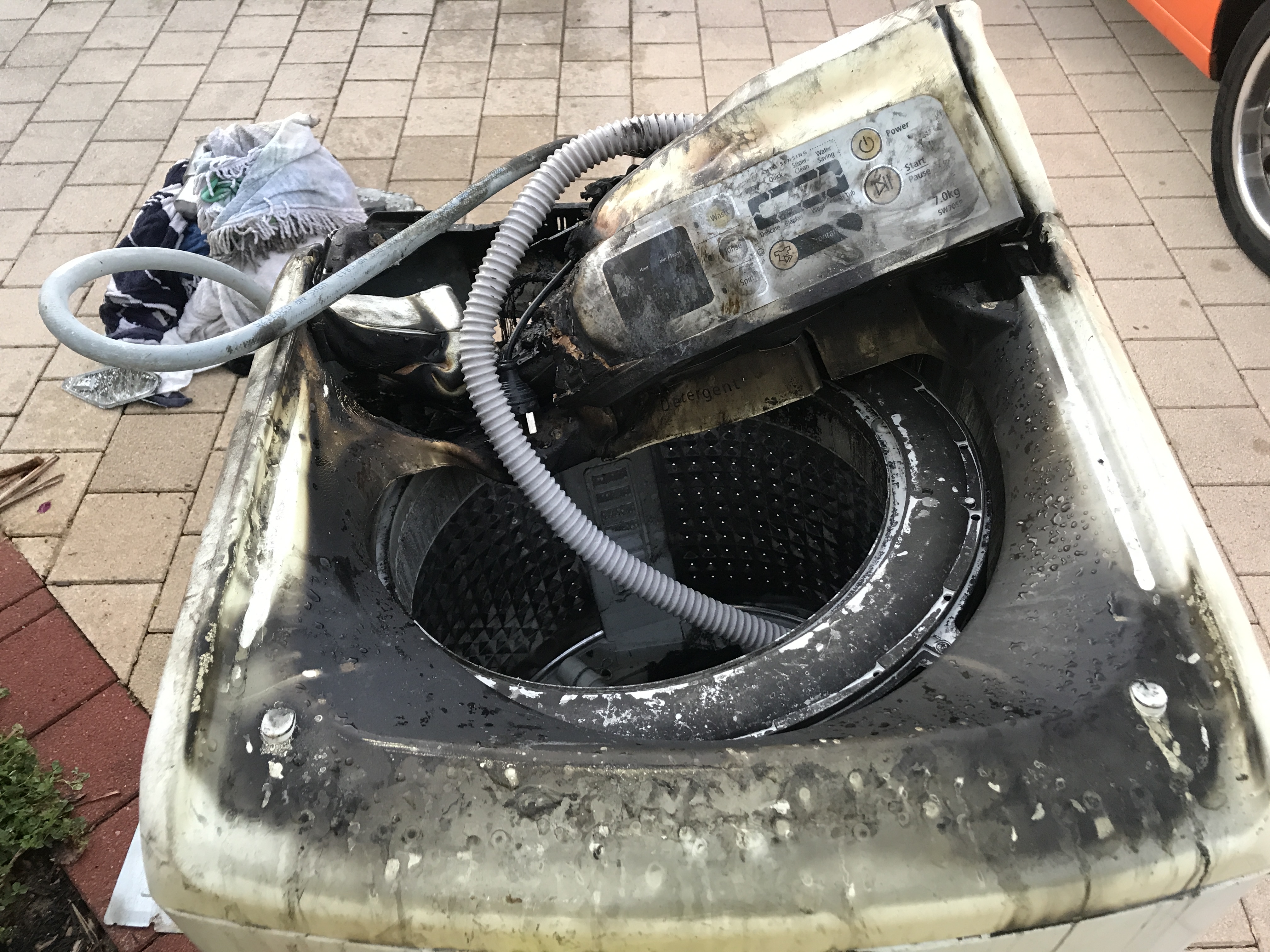 Washing machine fire Armadale2 - supplied by DFES