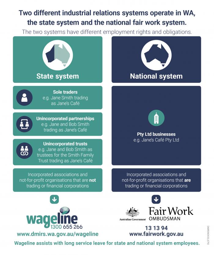 Wageline's employment information flow chart infographic.