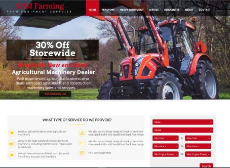 ABM Farming fake farm machinery website